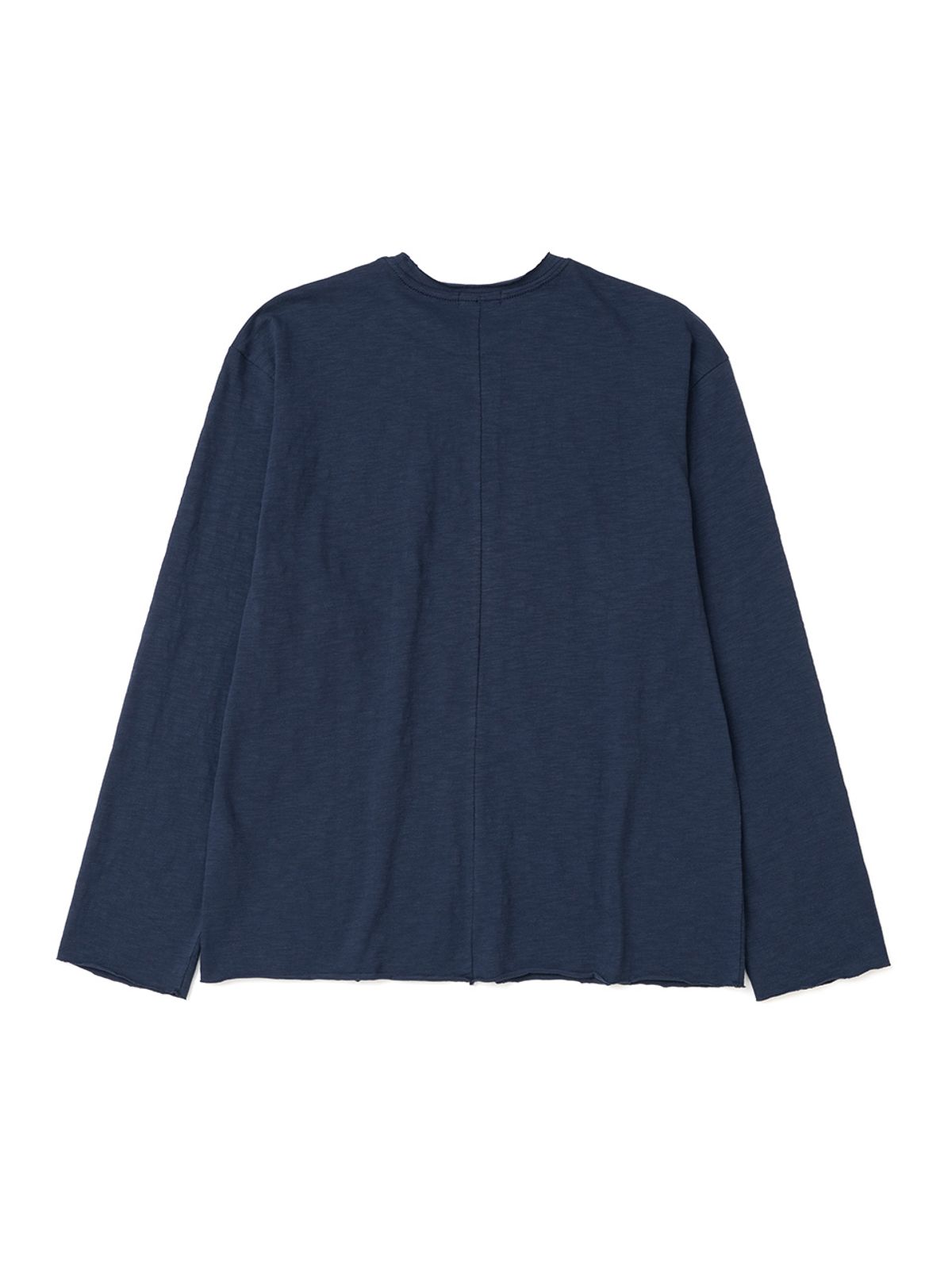 엑스오엑스(XOX) 로우 컷 슬럽 긴팔 티셔츠[NAVY]
