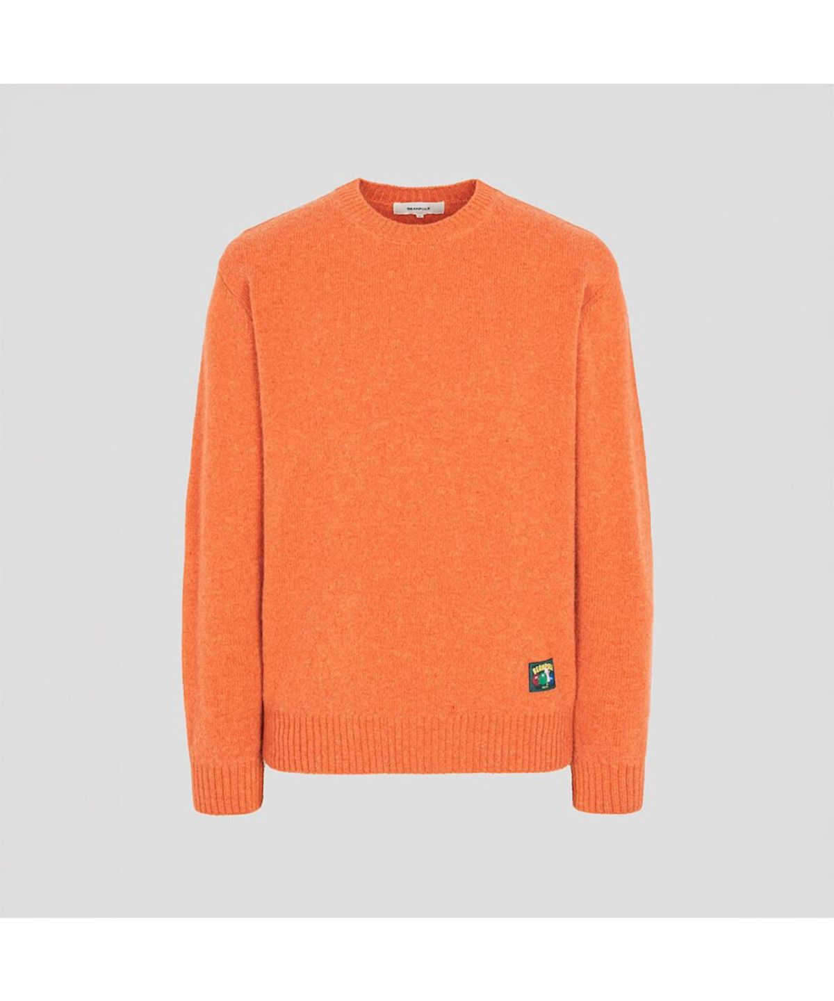 빈폴 멘(BEANPOLE MEN) 푸즈예티 라운드 니트  오렌지