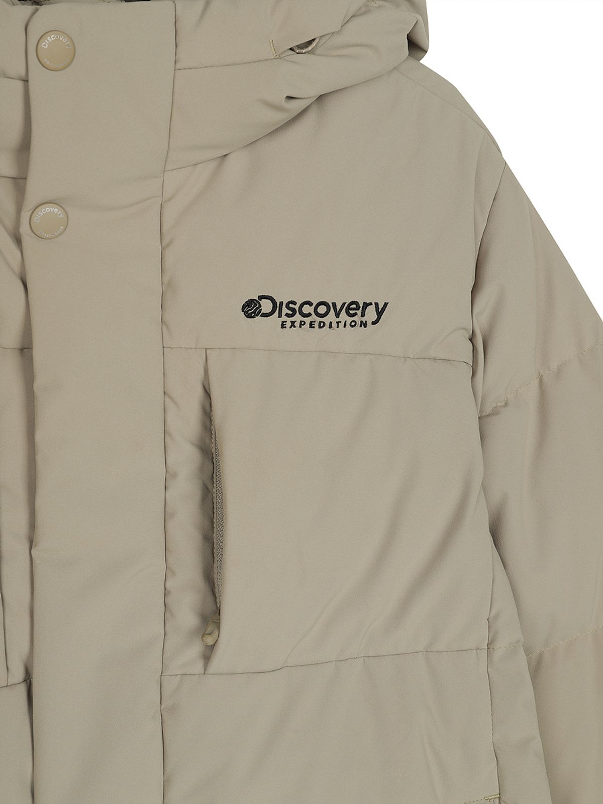 디스커버리 키즈(DISCOVERY KIDS) 패밀리 레스터G 구스다운 롱패딩 (L/BEIGE)