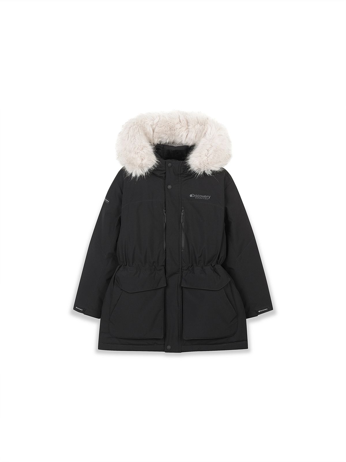 디스커버리 키즈(DISCOVERY KIDS) 그래비 다운 미드패딩 (BLACK)