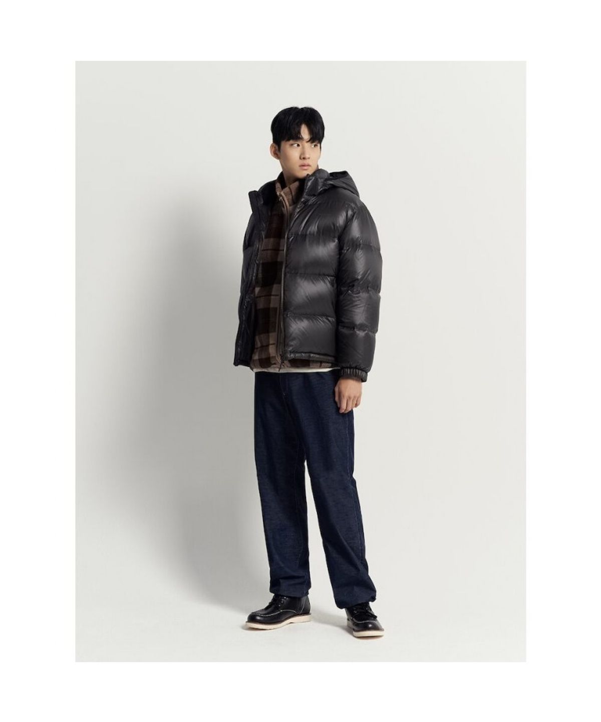 빈폴 멘(BEANPOLE MEN) [BEANPOLEKNAP] 라이트웨이트 푸퍼 다운  블랙
