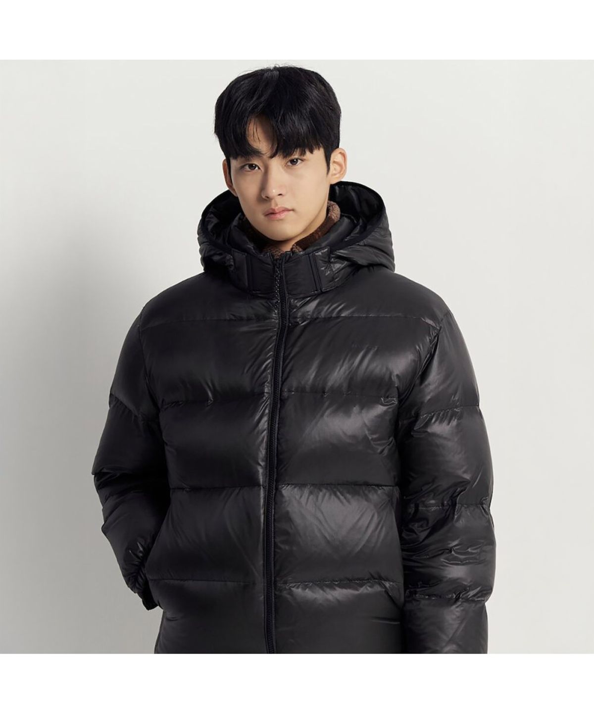 빈폴 멘(BEANPOLE MEN) [BEANPOLEKNAP] 라이트웨이트 푸퍼 다운  블랙