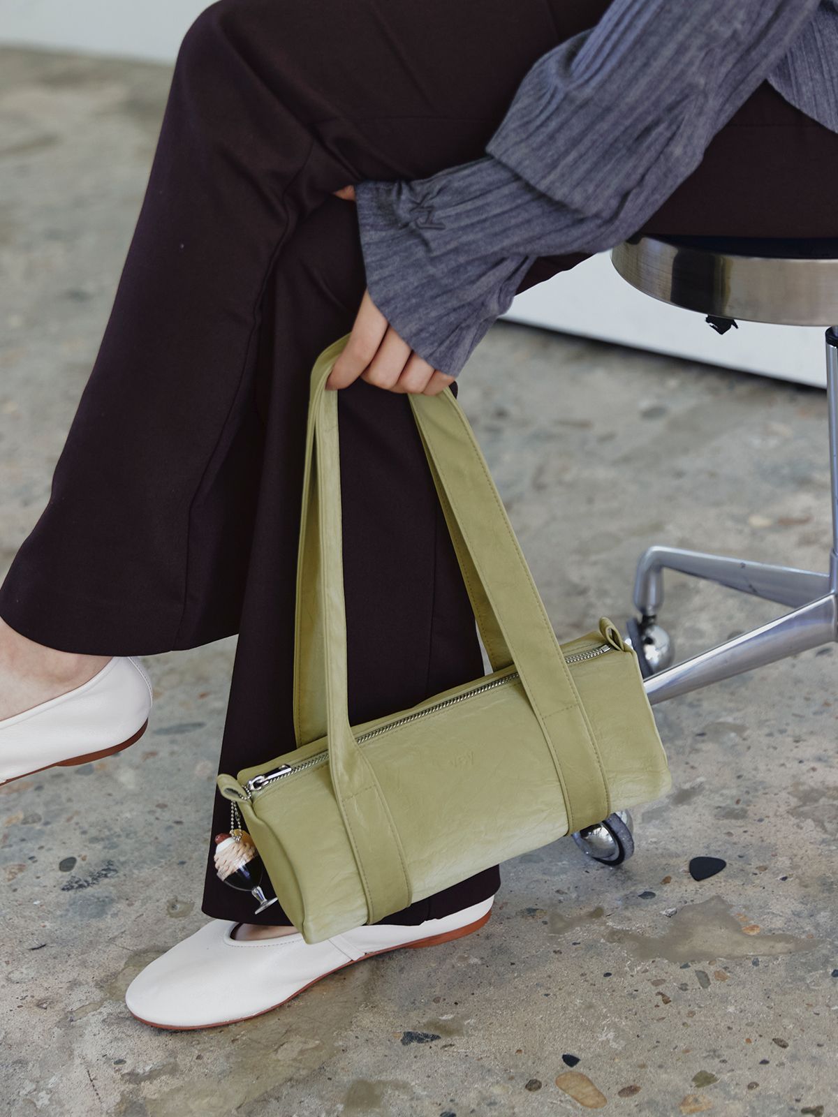 베이(VEY) Roll Bag (Matcha)