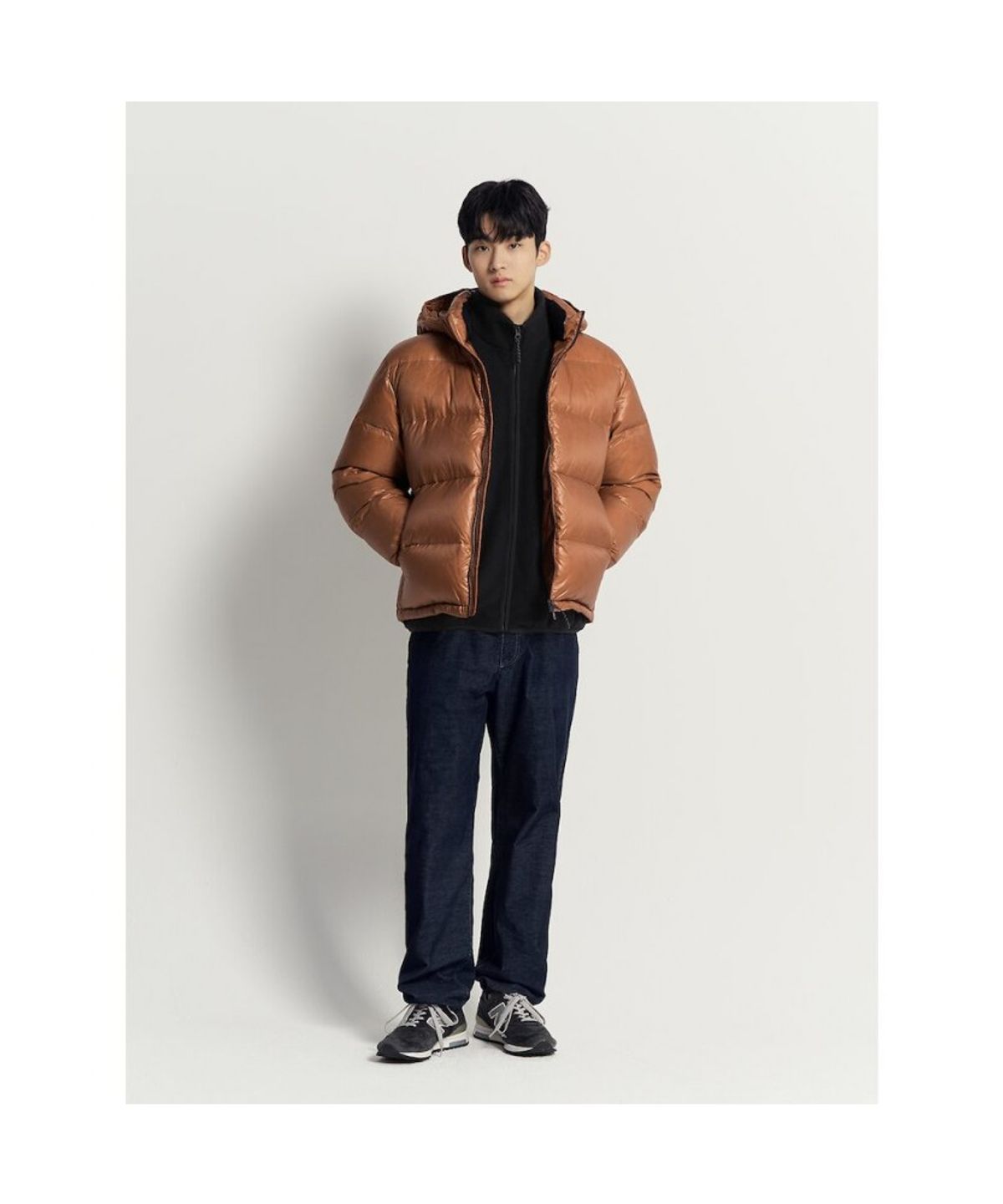 빈폴 멘(BEANPOLE MEN) [BEANPOLEKNAP] 라이트웨이트 푸퍼 다운  오렌지