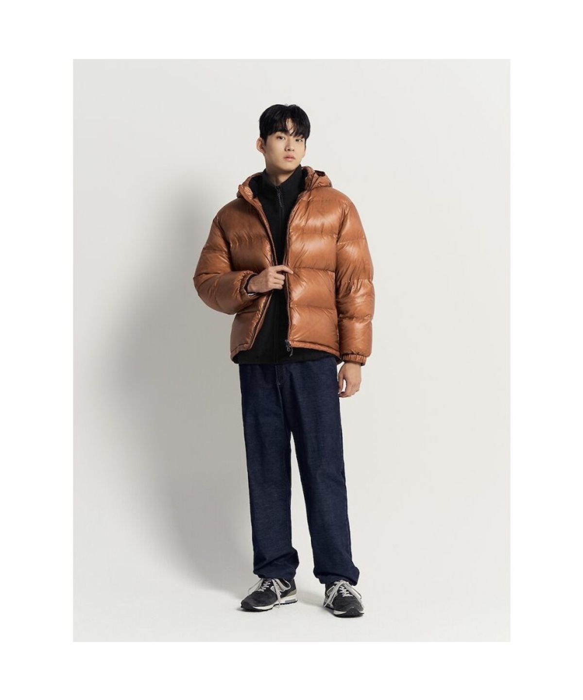 빈폴 멘(BEANPOLE MEN) [BEANPOLEKNAP] 라이트웨이트 푸퍼 다운  오렌지