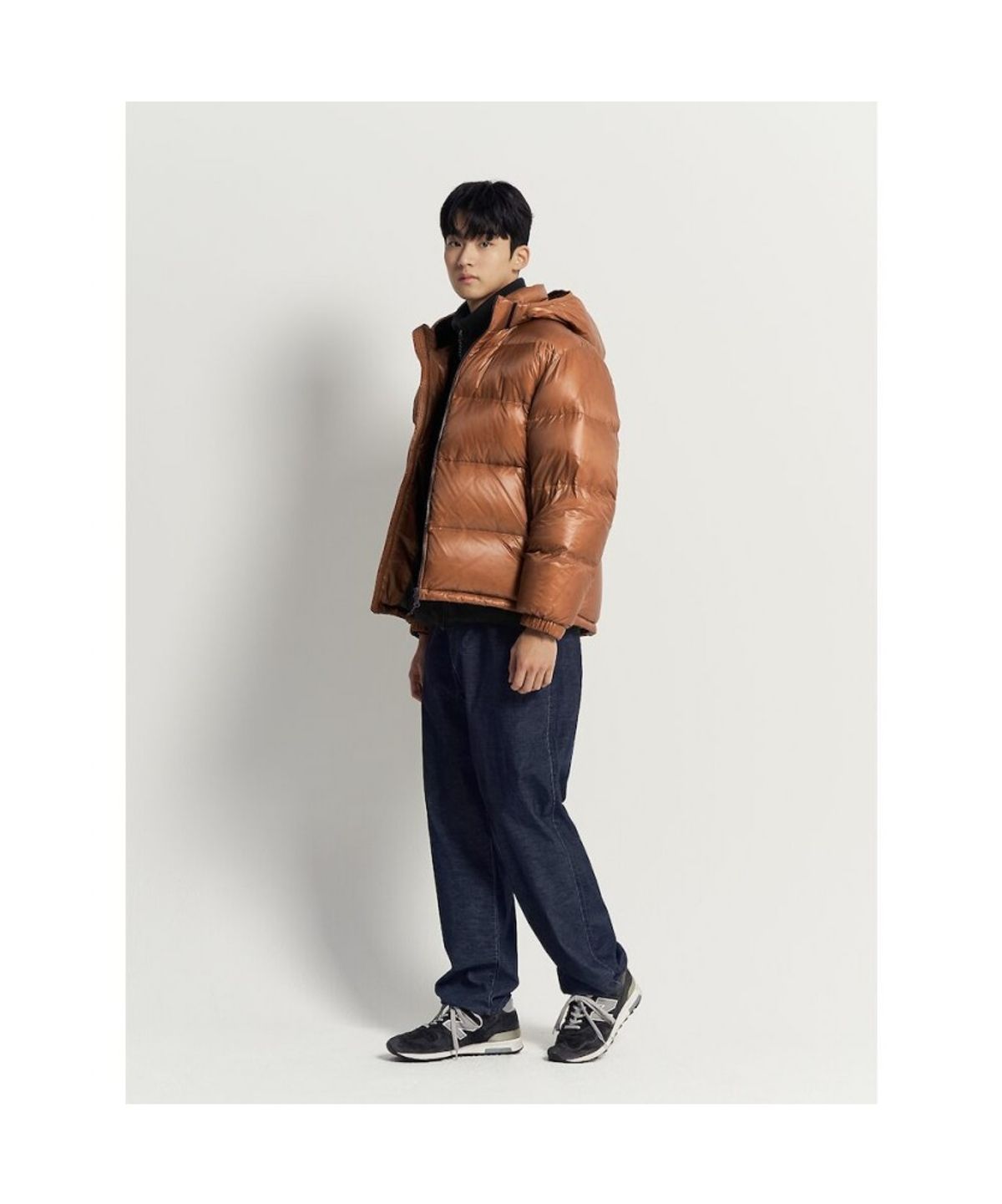 빈폴 멘(BEANPOLE MEN) [BEANPOLEKNAP] 라이트웨이트 푸퍼 다운  오렌지