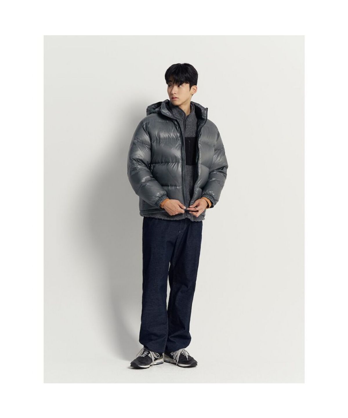 빈폴 멘(BEANPOLE MEN) [BEANPOLEKNAP] 라이트웨이트 푸퍼 다운  카키