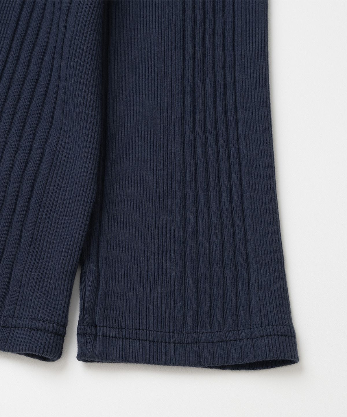엑스오엑스(XOX) 리브드 헨리넥 긴팔 티셔츠[NAVY]