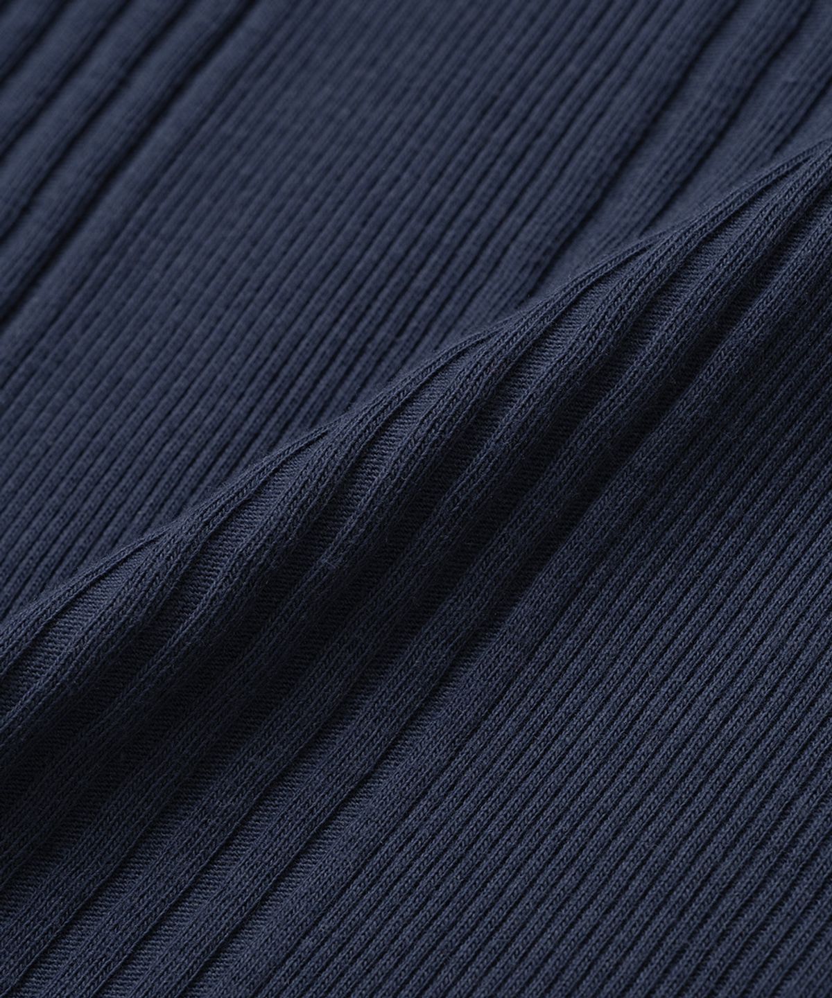 엑스오엑스(XOX) 리브드 헨리넥 긴팔 티셔츠[NAVY]