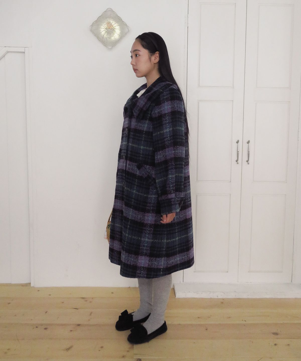 펀프롬펀(FUNFROMFUN) Sailor Collar Overfit Coat, Navy