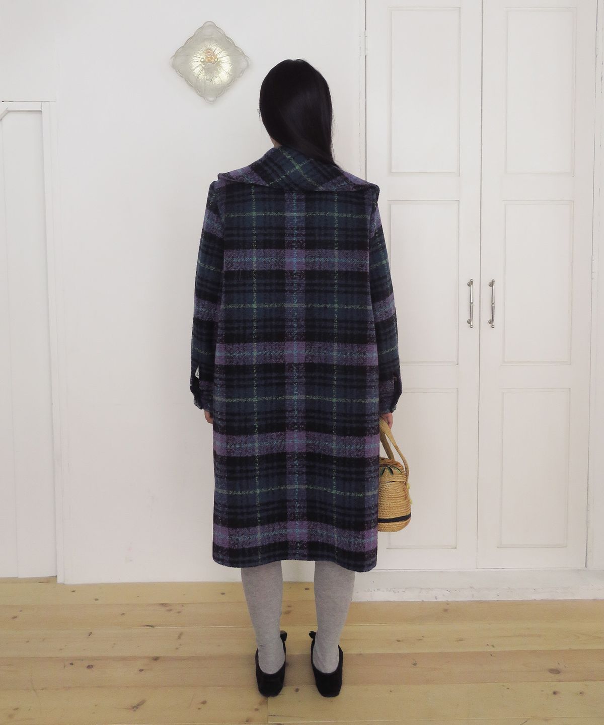 펀프롬펀(FUNFROMFUN) Sailor Collar Overfit Coat, Navy