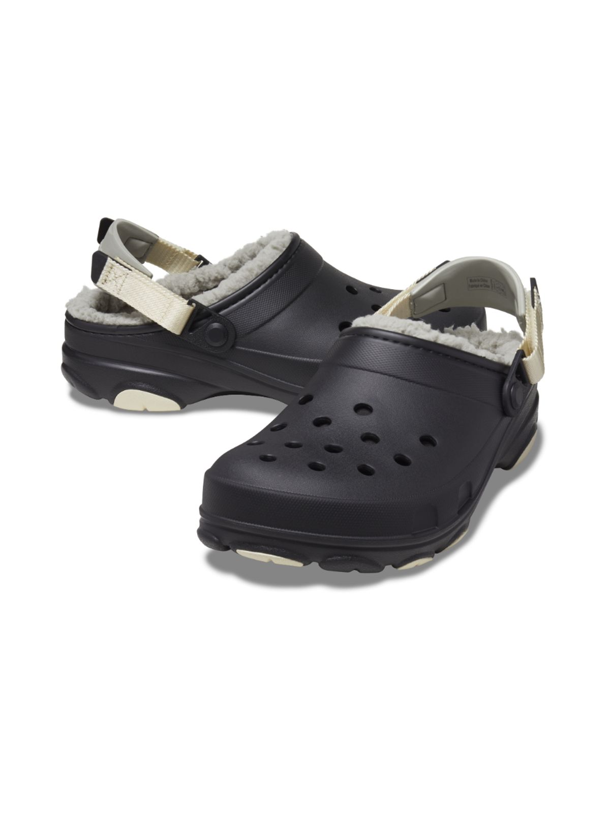 크록스(CROCS) 성인 올터레인 라인드 클로그 BK (25FUCL207936)