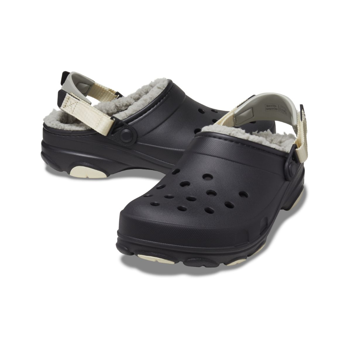 크록스(CROCS) 성인 올터레인 라인드 클로그 BK (25FUCL207936)