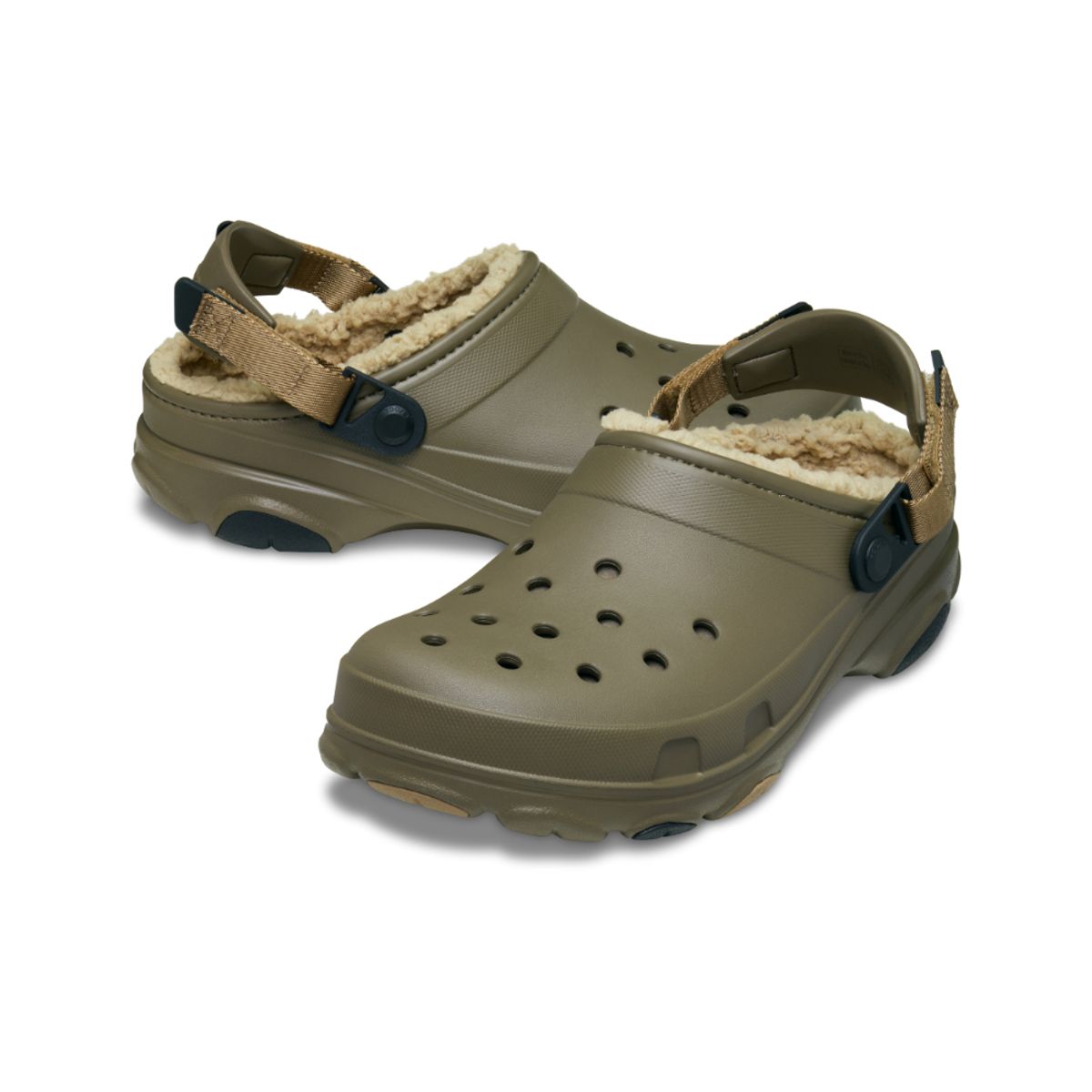 크록스(CROCS) 성인 올터레인 라인드 클로그 WALNUT (25FUCL207936)