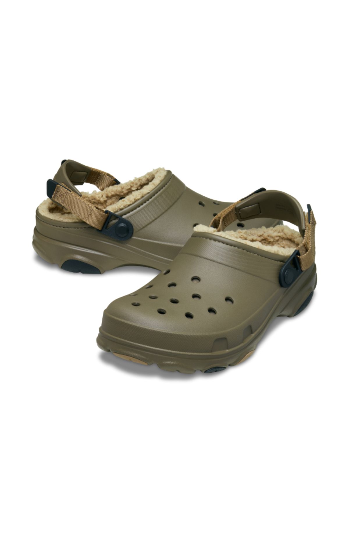 크록스(CROCS) 성인 올터레인 라인드 클로그 WALNUT (25FUCL207936)