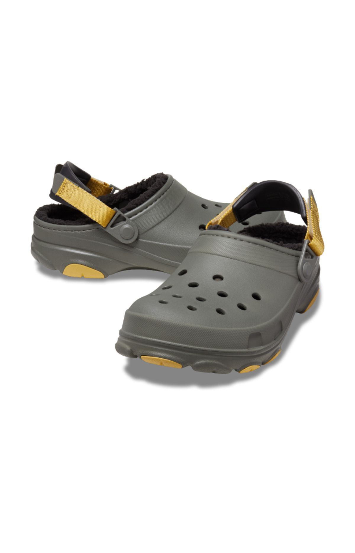 크록스(CROCS) 성인 올터레인 라인드 클로그 OLI (25FUCL207936)