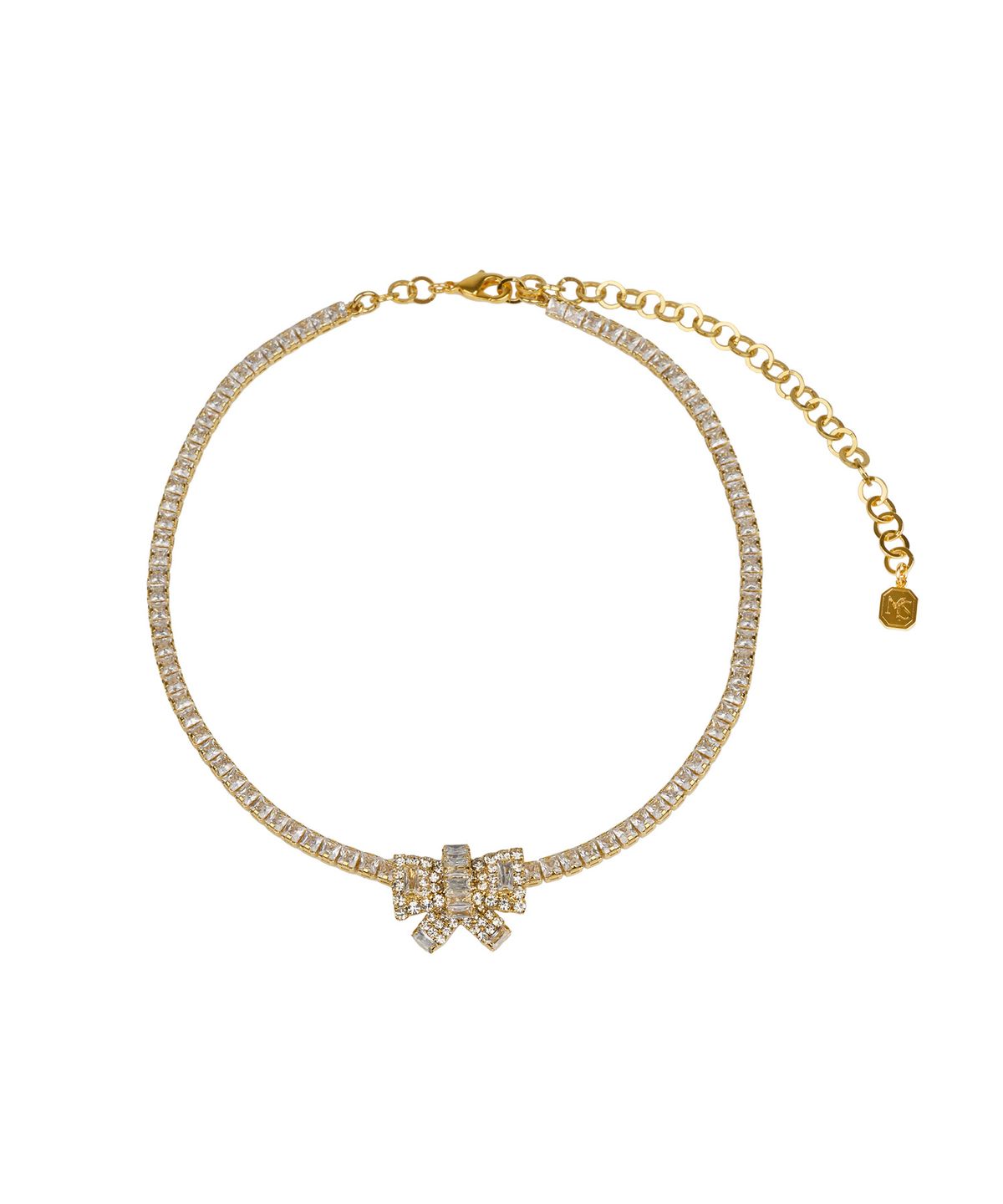 마티아스(MATIAS) Ribbon mini Choker (Gold)