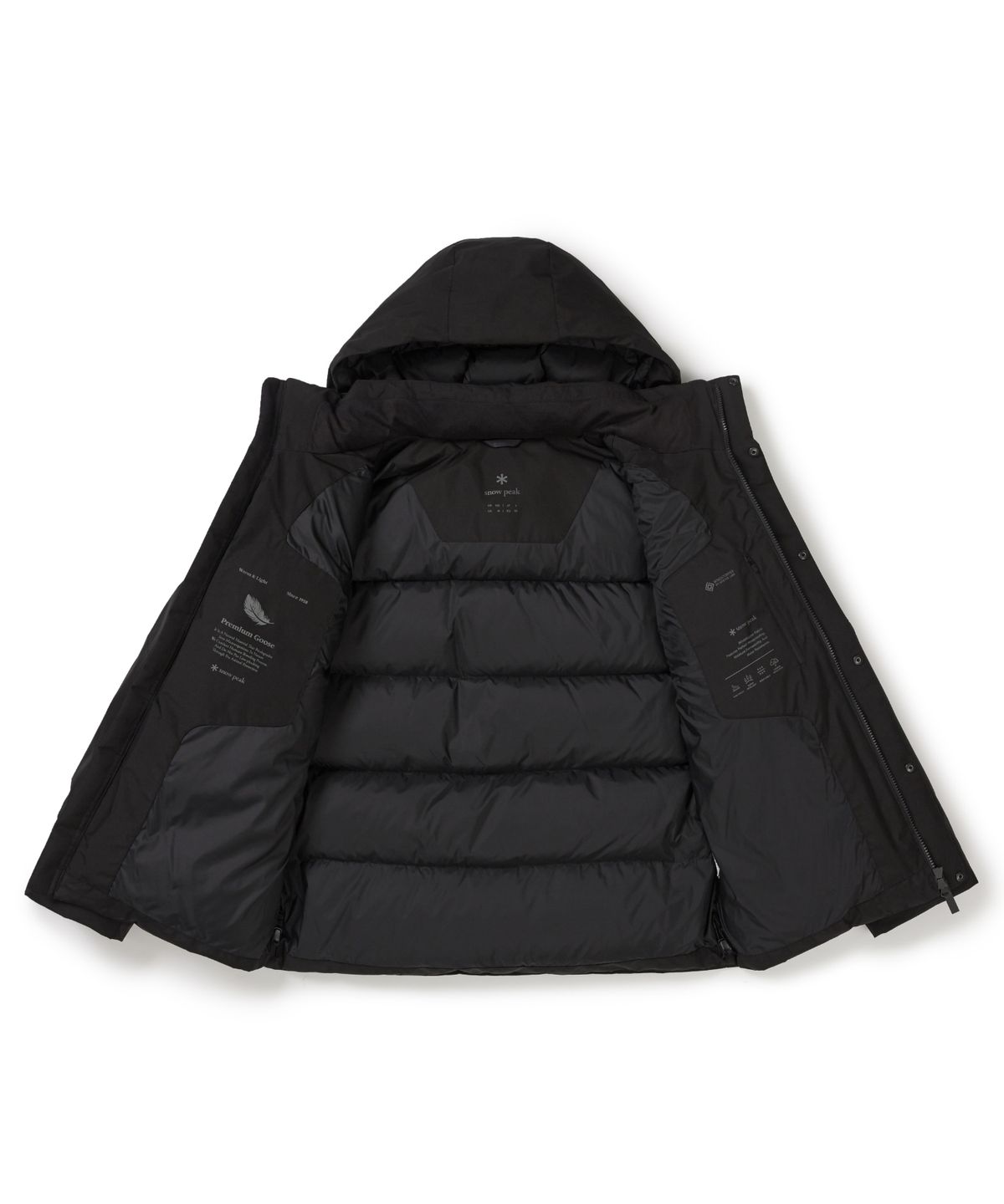 스노우피크 어패럴(SNOWPEAK APPAREL) 드라이피크 윈드스토퍼 헤비 다운 자켓 (S25WMPDJ02) Black