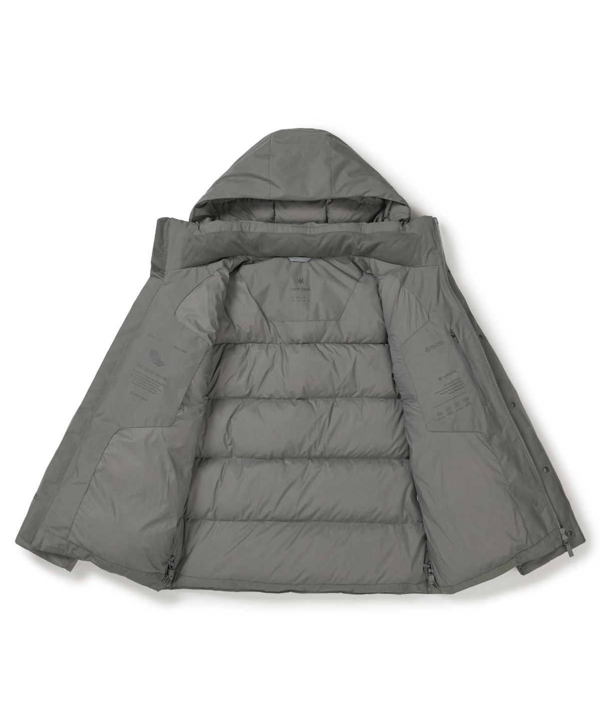 스노우피크 어패럴(SNOWPEAK APPAREL) 드라이피크 윈드스토퍼 헤비 다운 자켓 (S25WMPDJ02) Dark Gray
