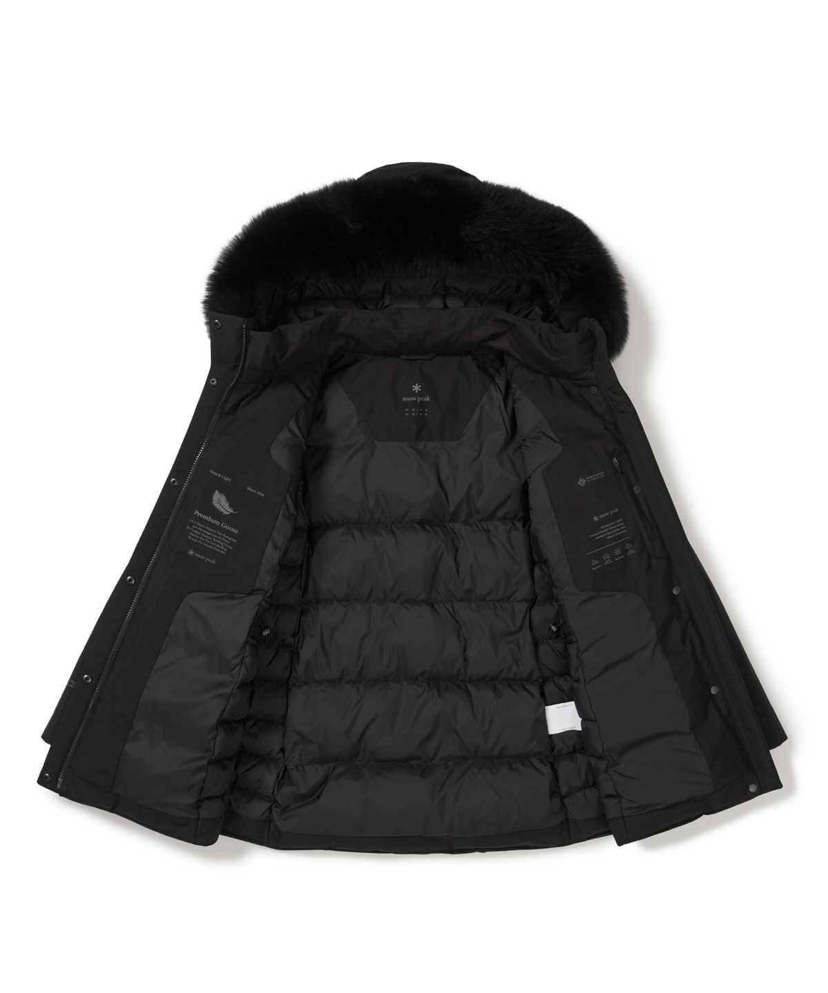 스노우피크 어패럴(SNOWPEAK APPAREL) 드라이피크 윈드스토퍼 여성 헤비 다운 자켓 (S25WWPDJ03) Black