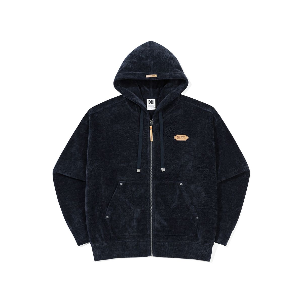 코닥(KODAK) 크리미 후드 집업 NAVY