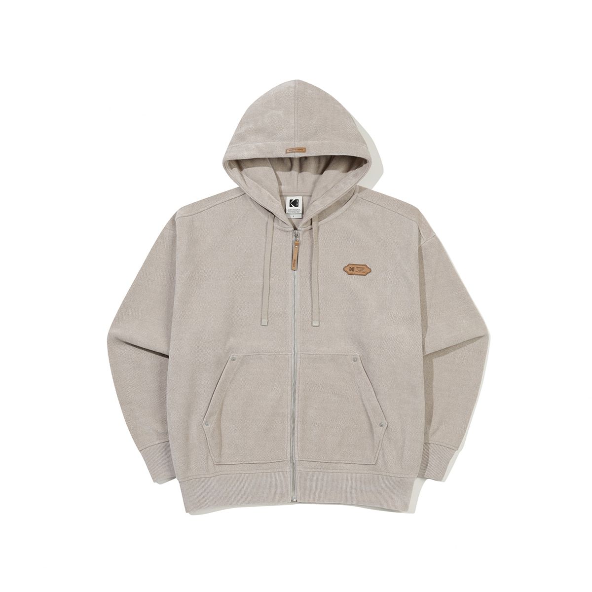 코닥(KODAK) 크리미 후드 집업 BEIGE