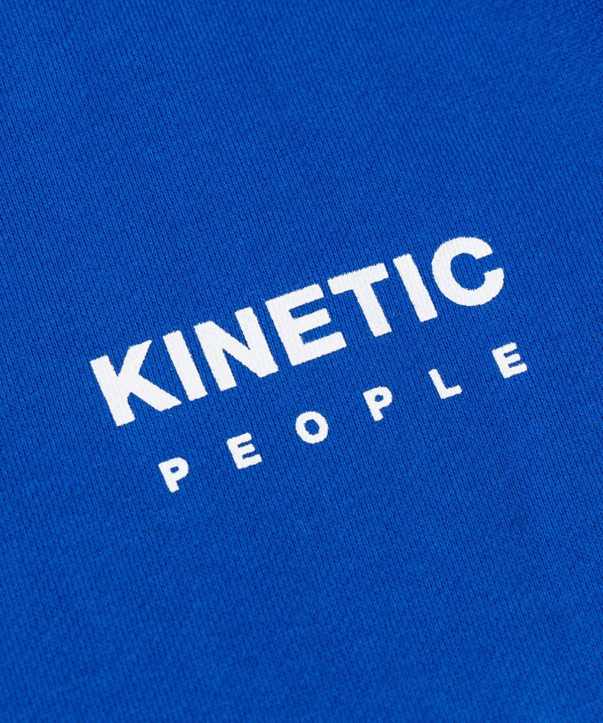 키네틱피플(KINETICPEOPLE) 크로스 오버핏 후드 집업 블루