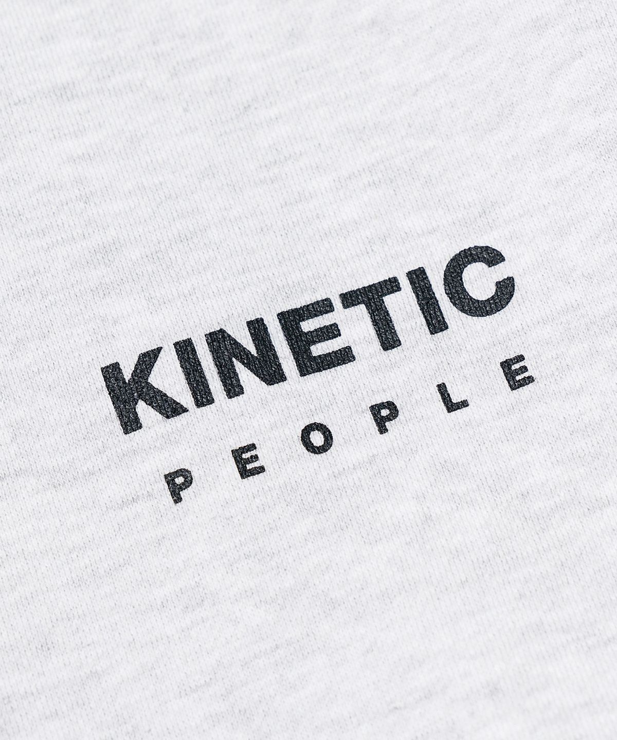 키네틱피플(KINETICPEOPLE) 크로스 오버핏 후드 집업 화이트 메란지