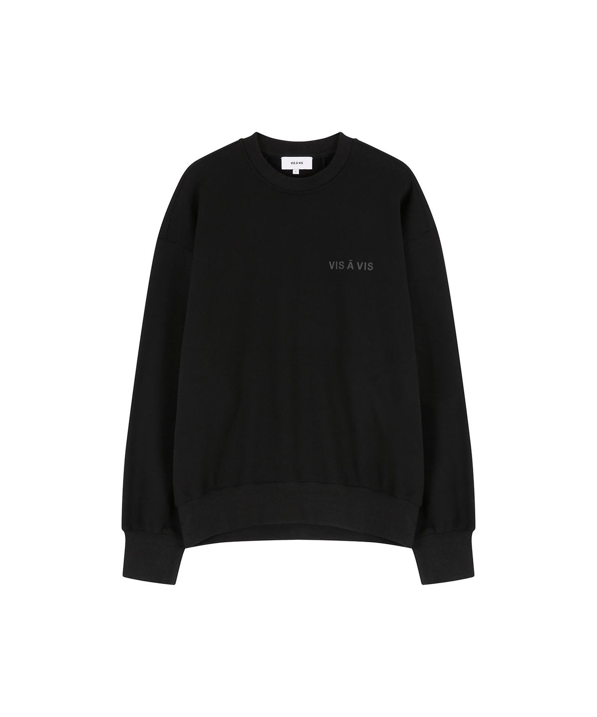 비자비(VIS A VIS) LOGO SWEATSHIRT (BLACK)