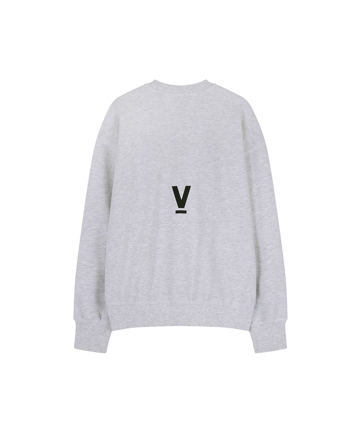비자비(VIS A VIS) LOGO SWEATSHIRT (L.T GRAY MELANGE)