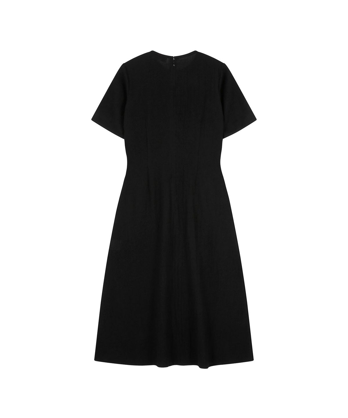 비자비(VIS A VIS) HALF SLEEVED WOOL DRESS (BLACK)