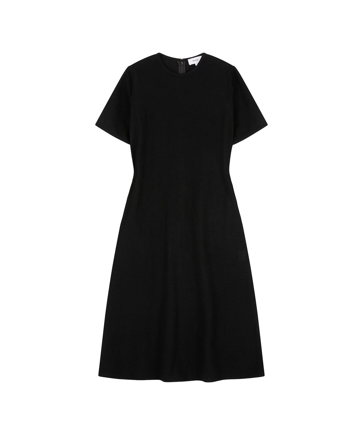 비자비(VIS A VIS) HALF SLEEVED WOOL DRESS (BLACK)