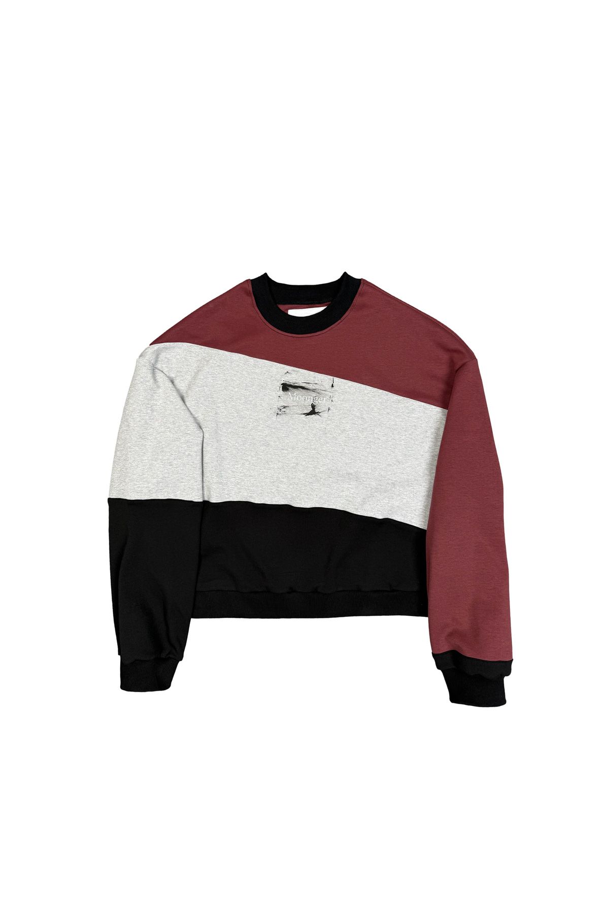 뭉제르(MOONGER) Paris 4 Cropped Fit Sweatshirt