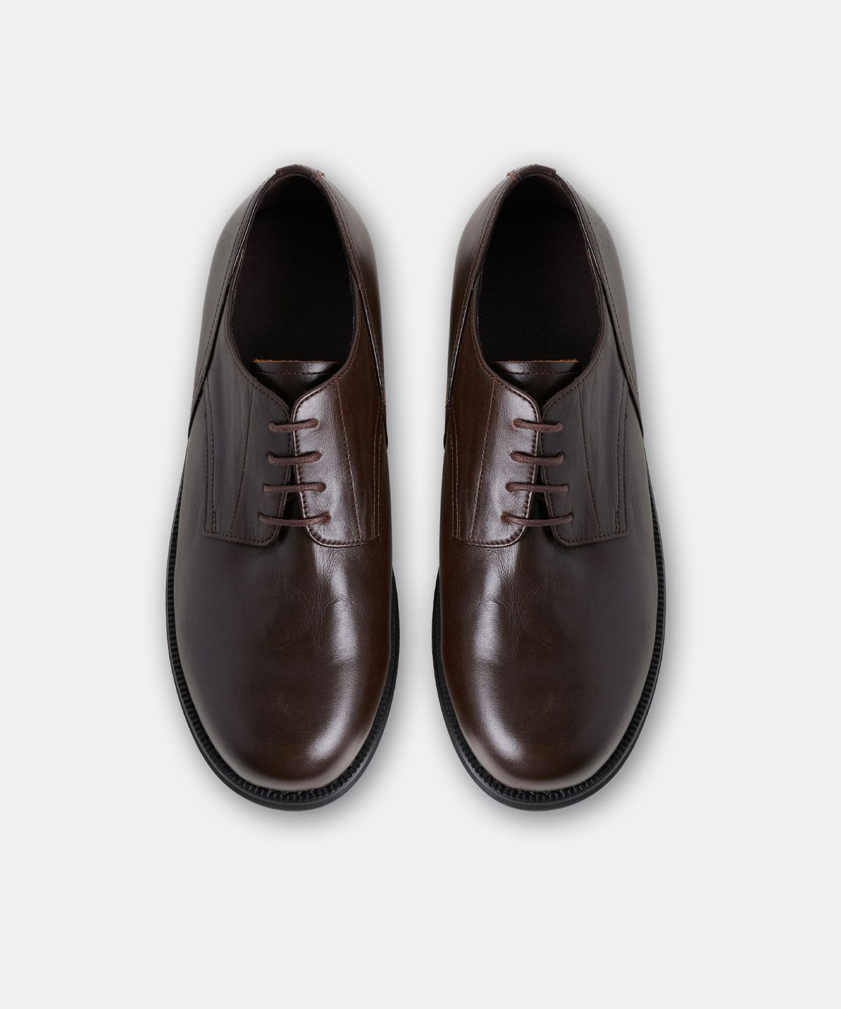 식스핏(6FT) [너드킹 x 식스핏] [+5cm] NOIR FOLD HORSEHIDE DERBY (BROWN)