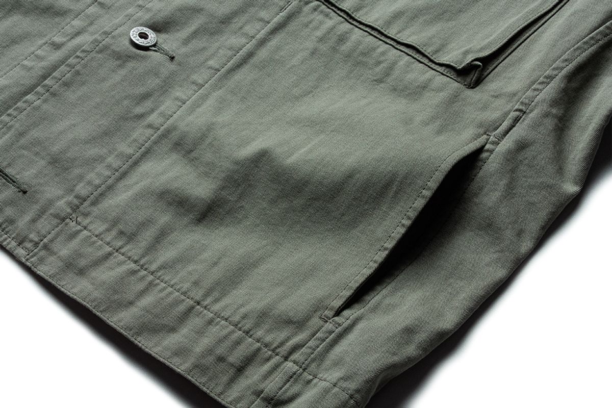 더 레스큐(THE RESQ) HBT M43 KILROY JACKET [VINTAGE OLIVE]