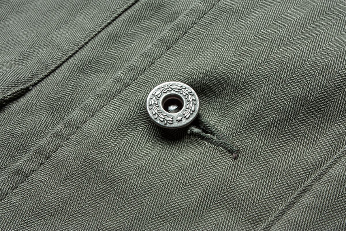 더 레스큐(THE RESQ) HBT M43 KILROY JACKET [VINTAGE OLIVE]