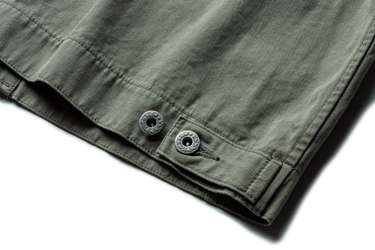 더 레스큐(THE RESQ) HBT M43 KILROY JACKET [VINTAGE OLIVE]