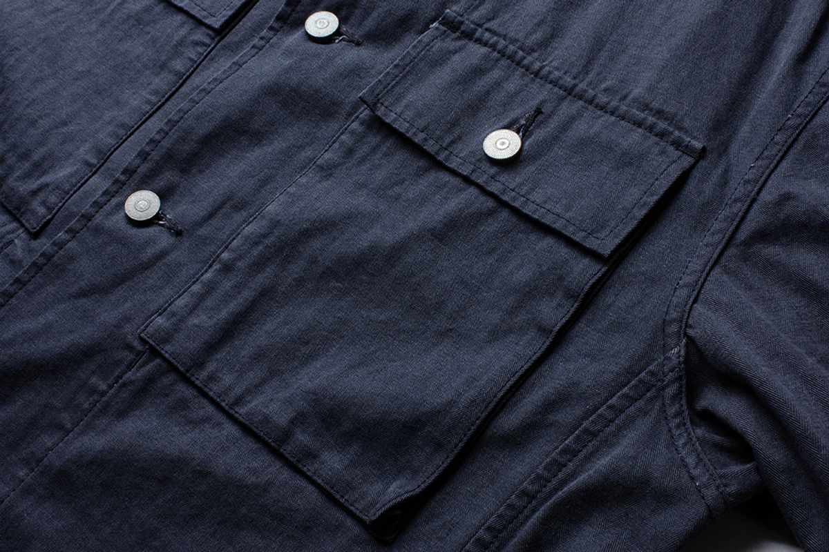 더 레스큐(THE RESQ) HBT M43 KILROY JACKET [AGED NAVY]