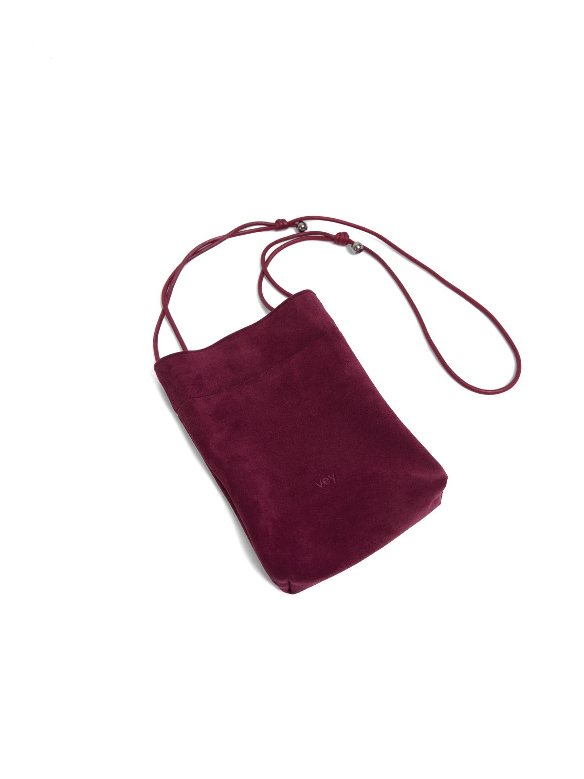 베이(VEY) Suede Pocket Bag (Plum)