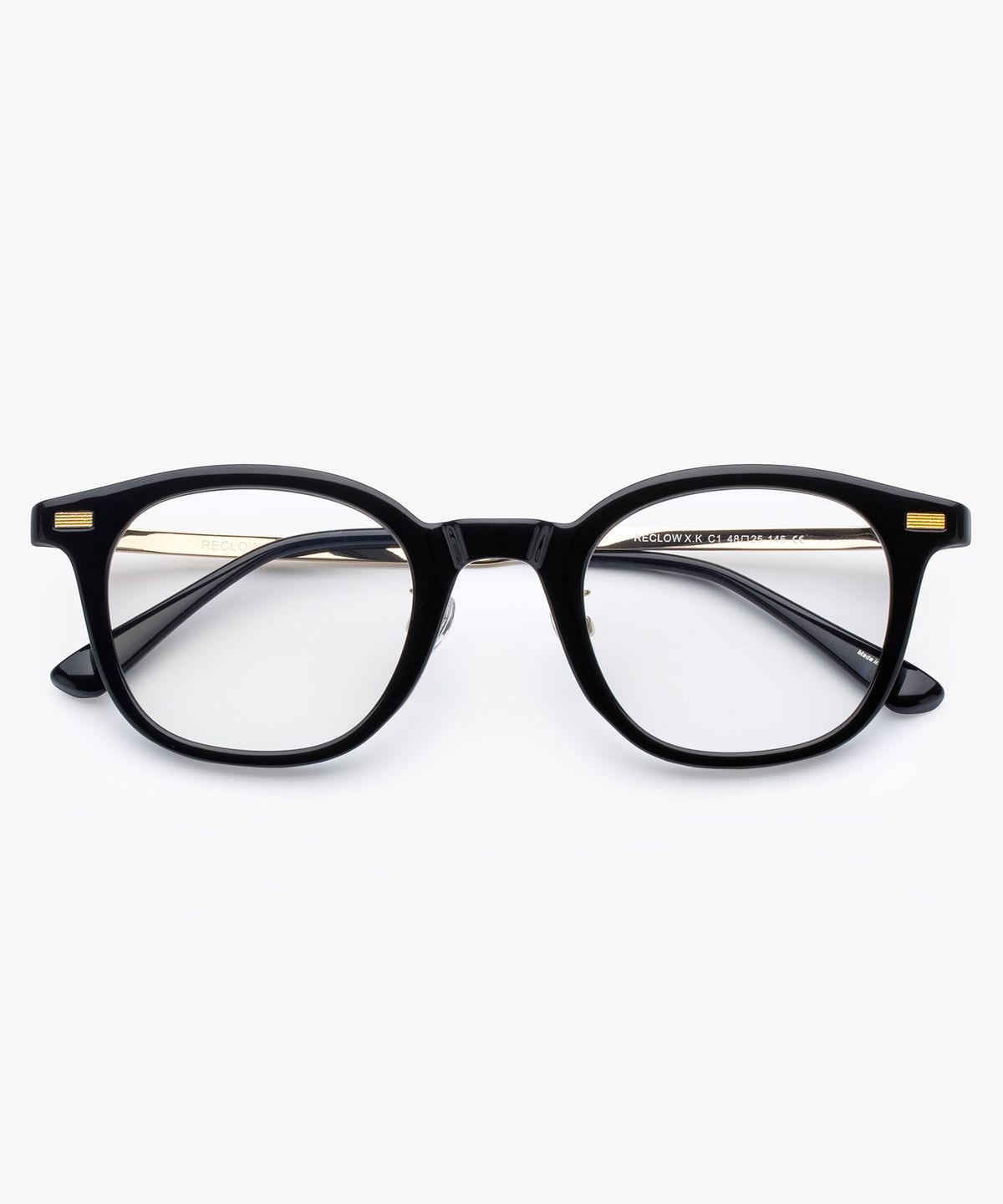 리끌로우(RECLOW) RC X.KAY 안경 GOLD BLACK