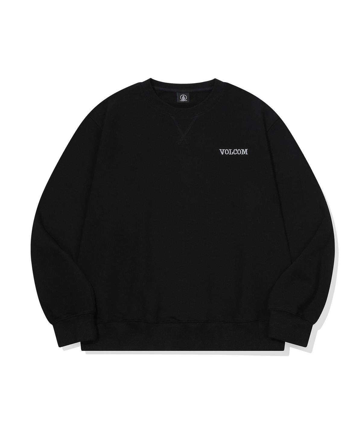 볼컴(VOLCOM) 서프 버디 기모 맨투맨(블랙)