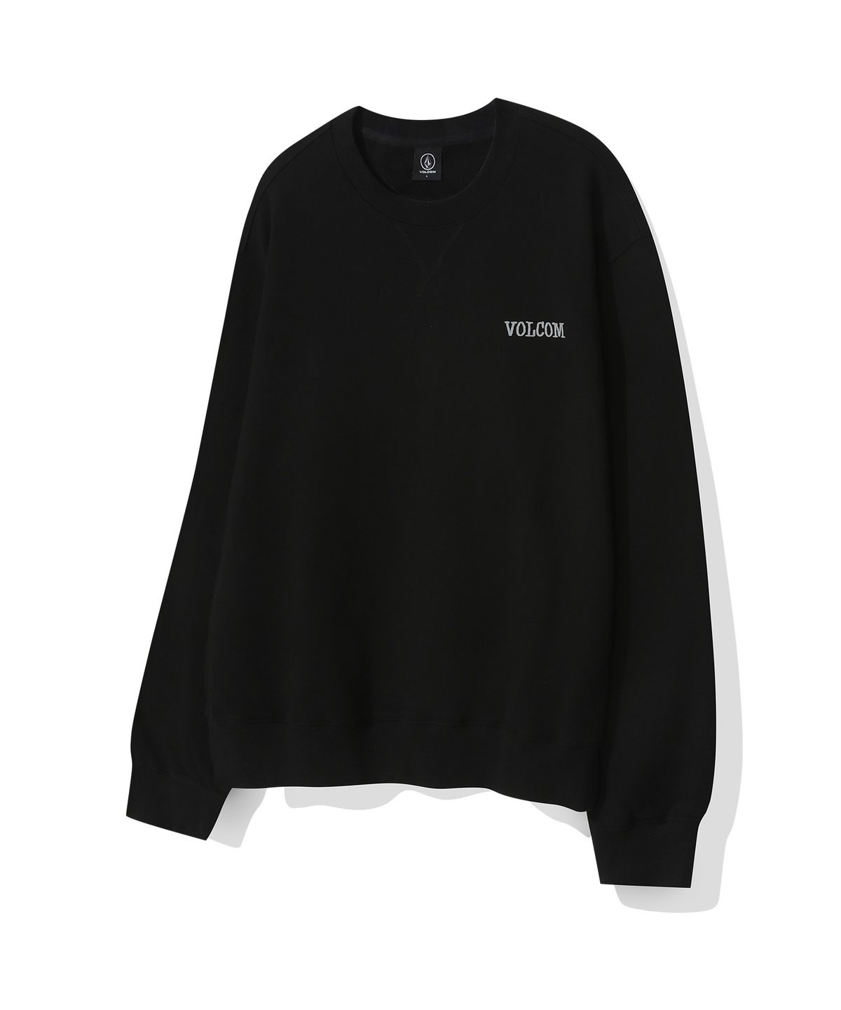 볼컴(VOLCOM) 서프 버디 기모 맨투맨(블랙)