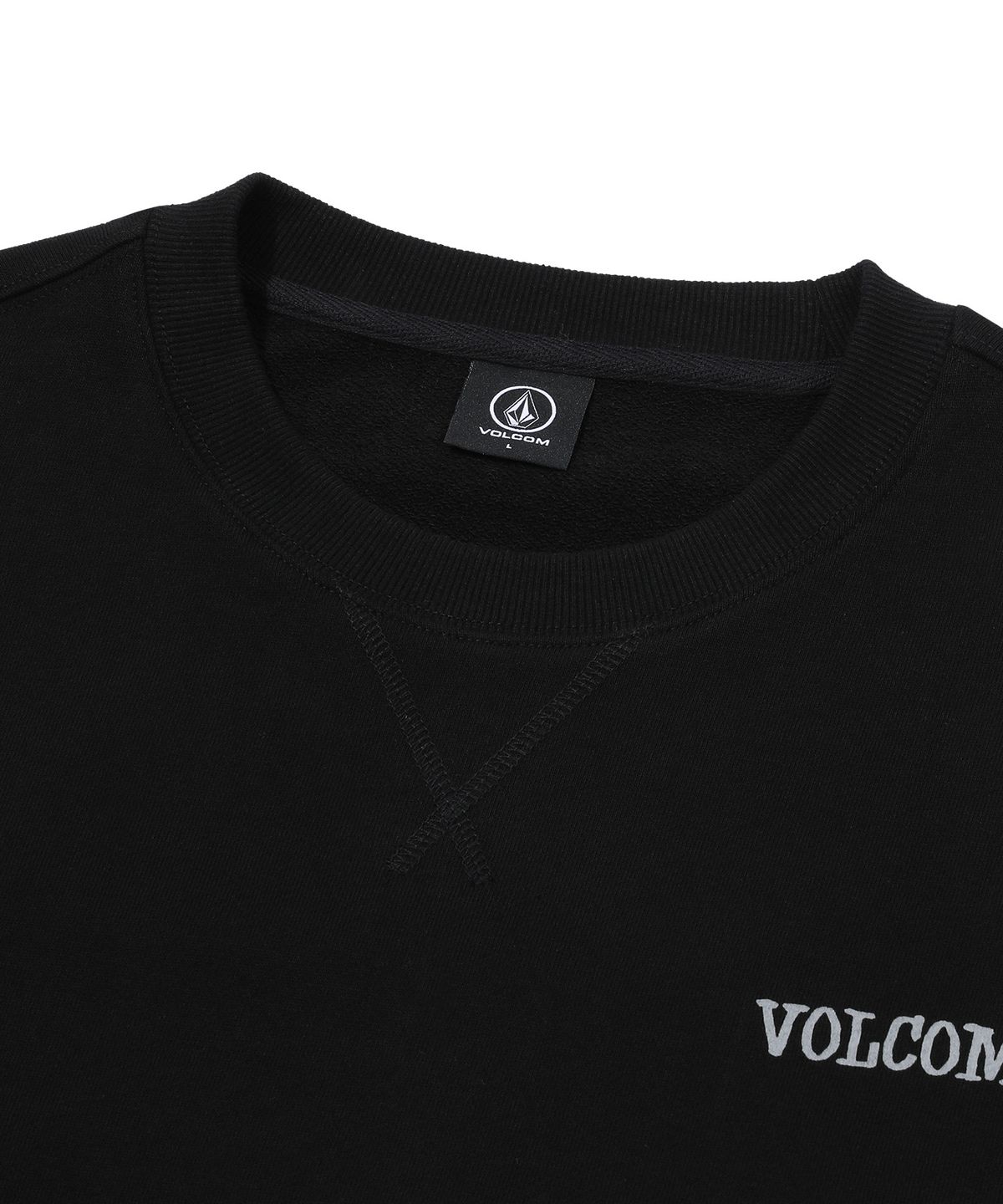 볼컴(VOLCOM) 서프 버디 기모 맨투맨(블랙)