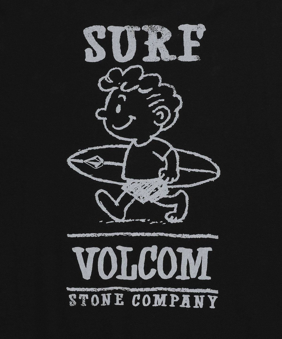 볼컴(VOLCOM) 서프 버디 기모 맨투맨(블랙)