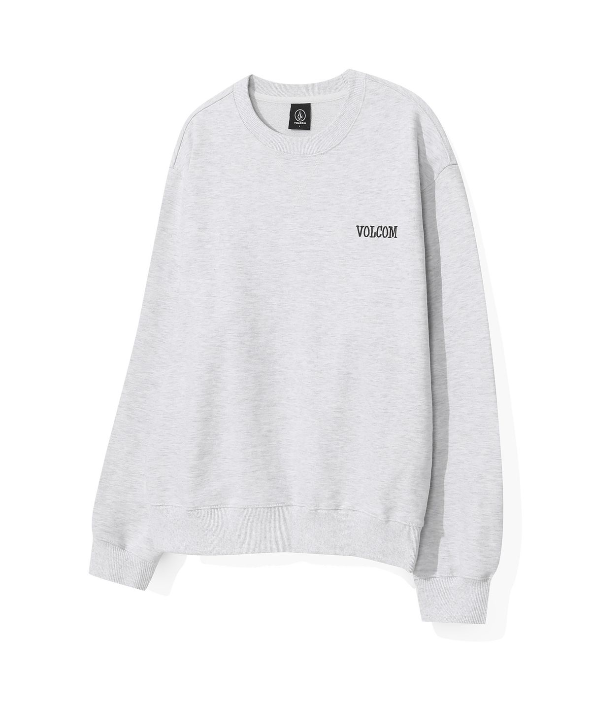 볼컴(VOLCOM) 서프 버디 기모 맨투맨(아이스 그레이)