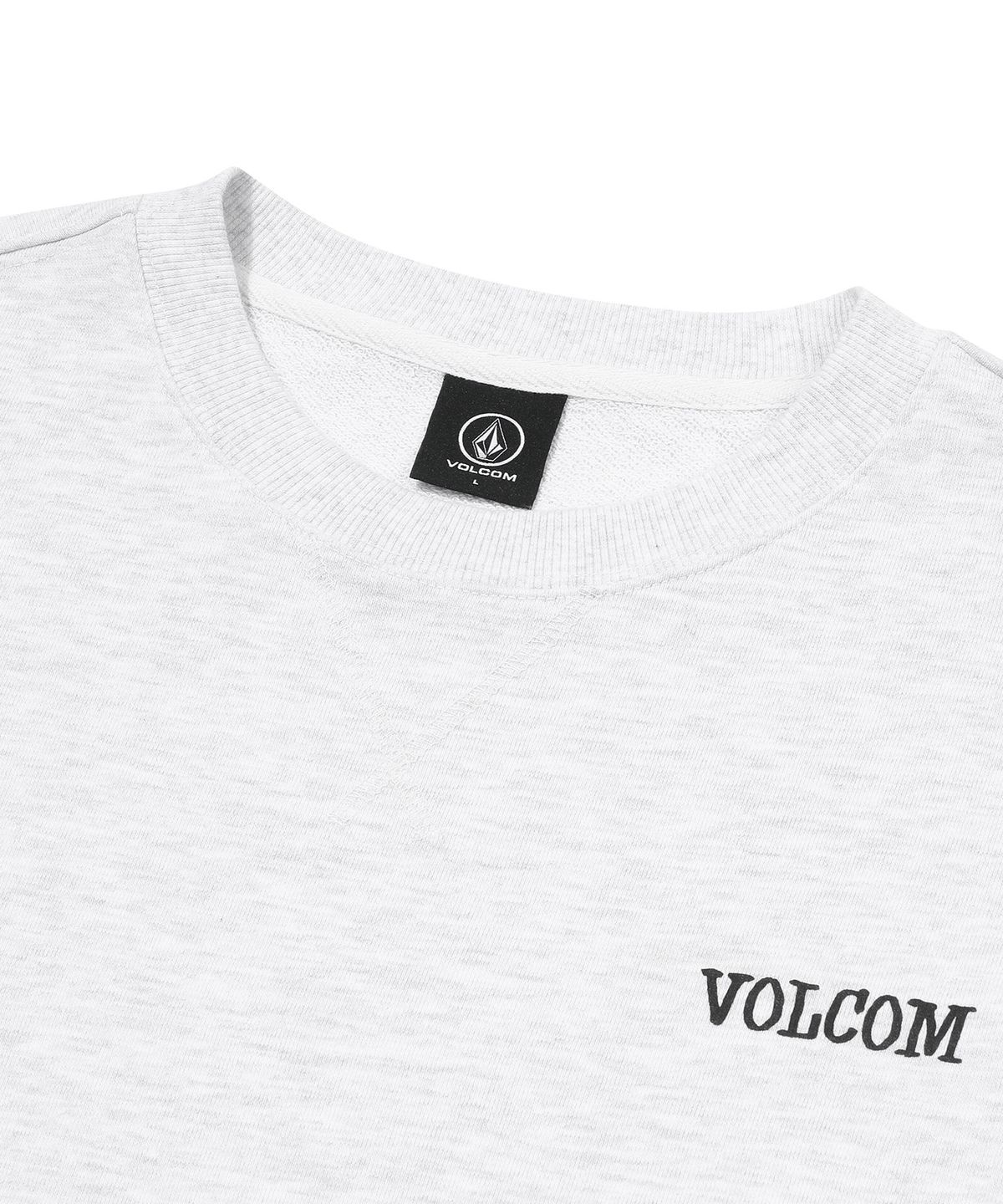 볼컴(VOLCOM) 서프 버디 기모 맨투맨(아이스 그레이)