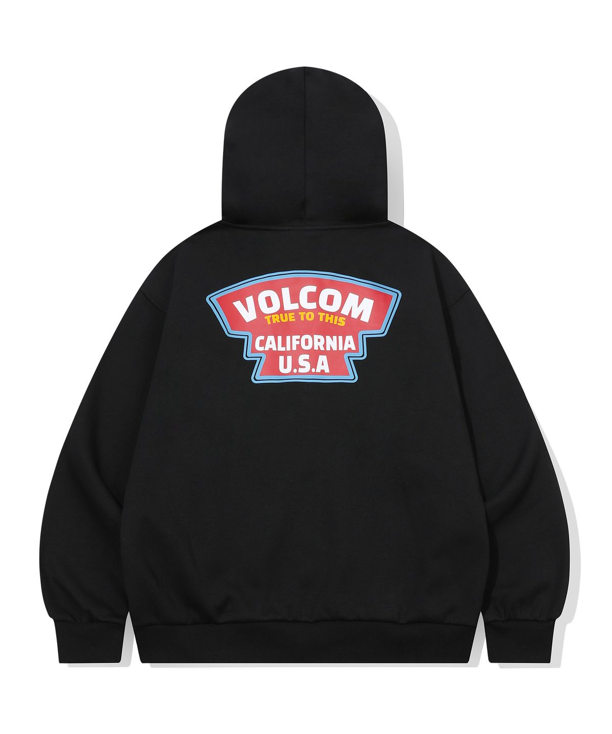 볼컴(VOLCOM) 캘리포니아 본딩 플리스 후드 집업(블랙)