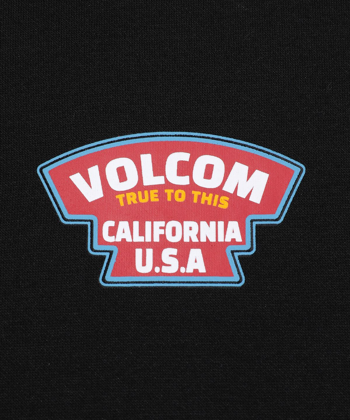 볼컴(VOLCOM) 캘리포니아 본딩 플리스 후드 집업(블랙)