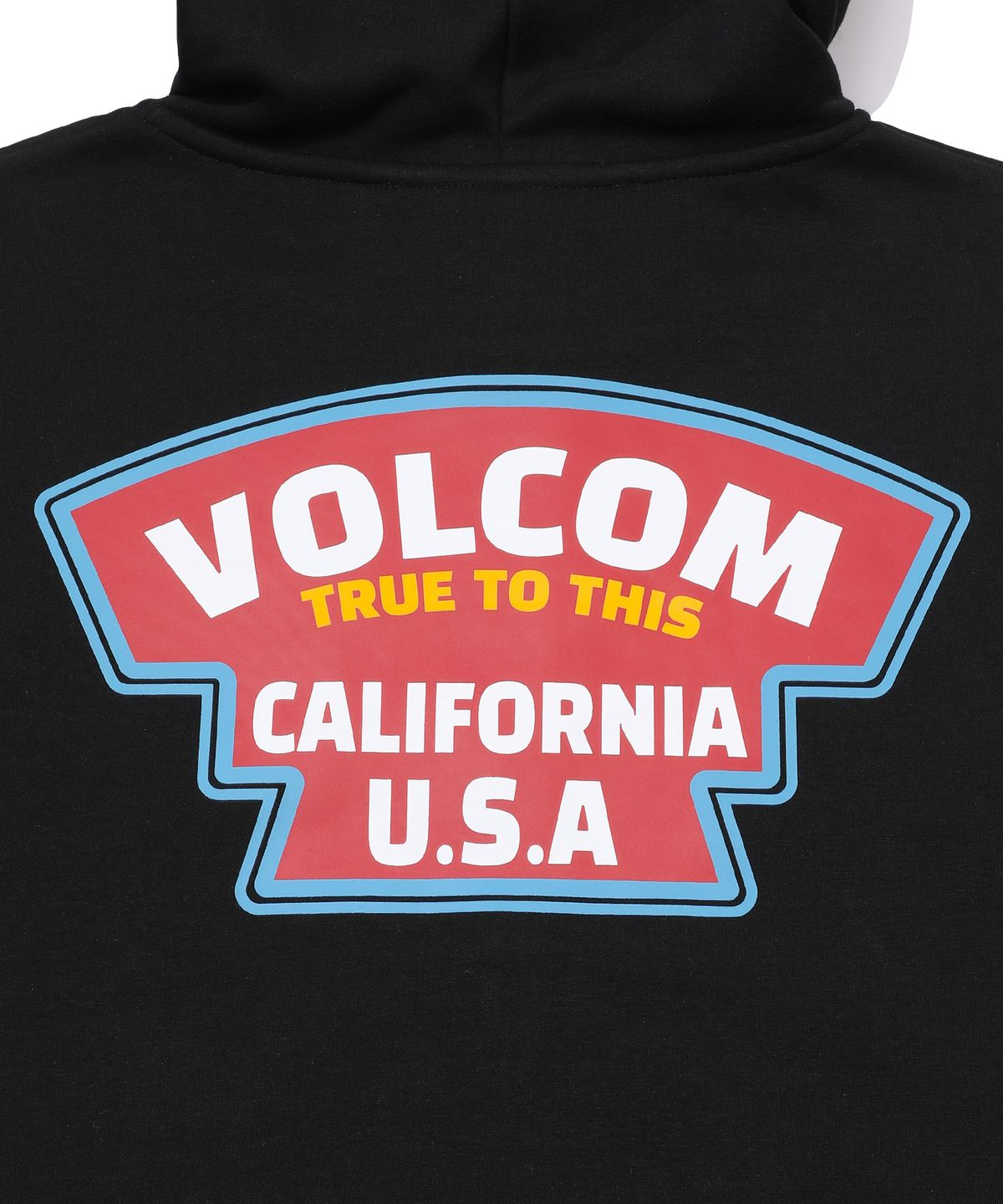 볼컴(VOLCOM) 캘리포니아 본딩 플리스 후드 집업(블랙)