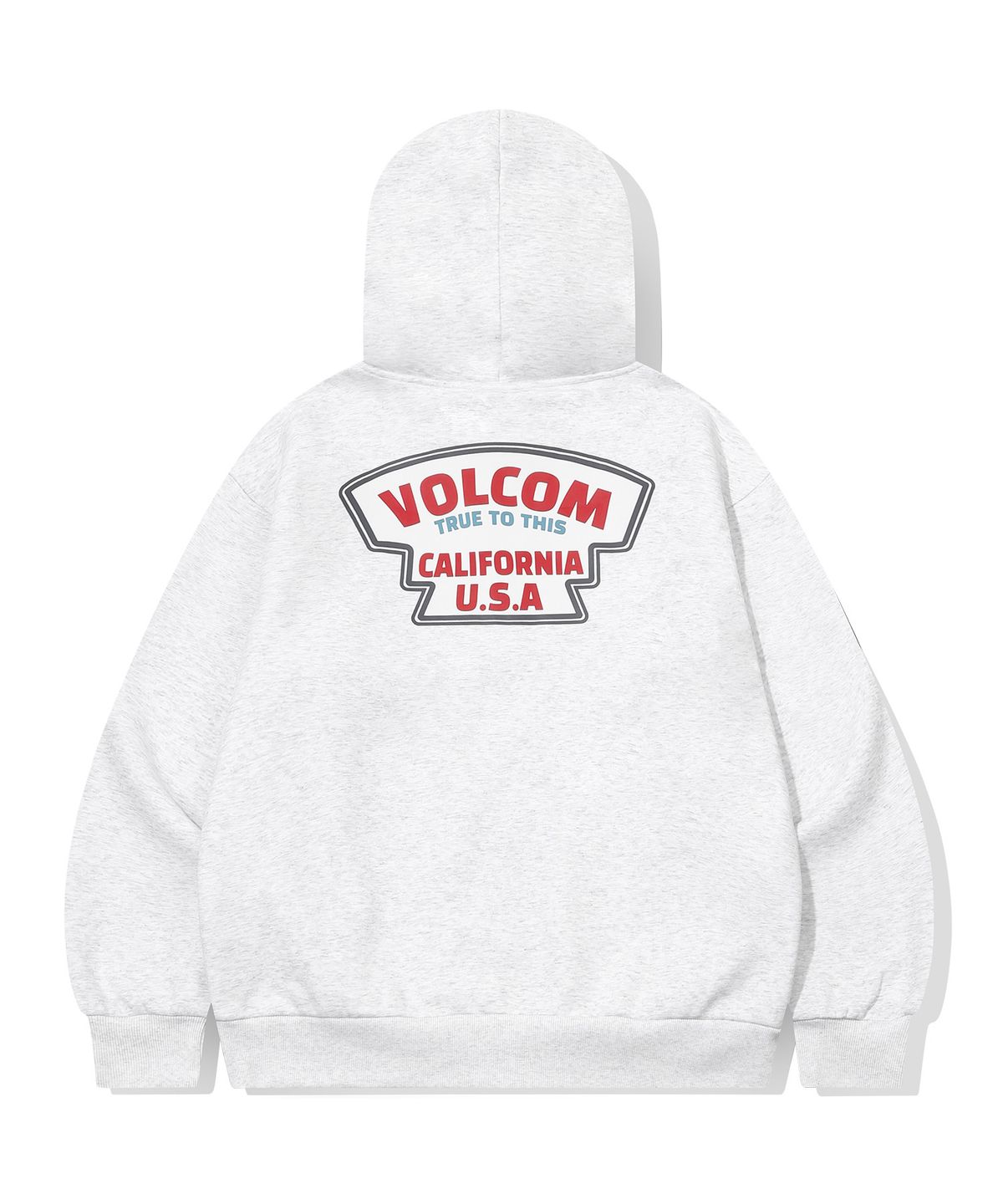 볼컴(VOLCOM) 캘리포니아 본딩 플리스 후드 집업(아이스 그레이)